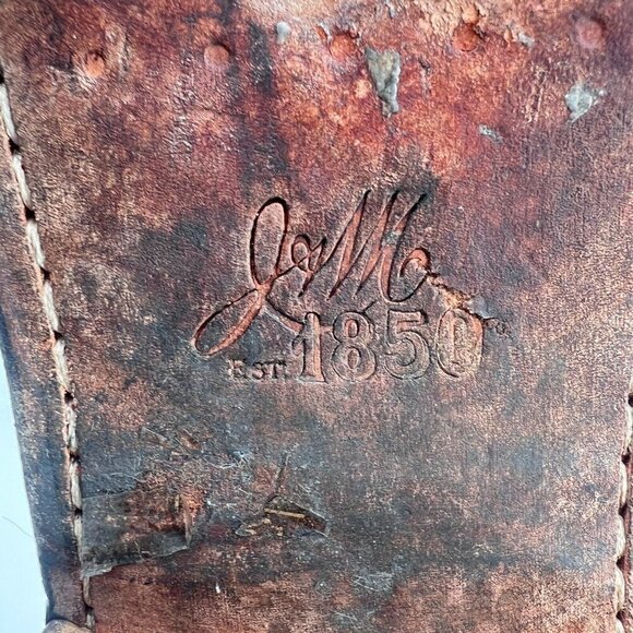 Johnston & Murphy Est. 1850 Men Sz 11 Brown Leather Plain Toe Chukka Ankle Boot - Picture 12 of 16